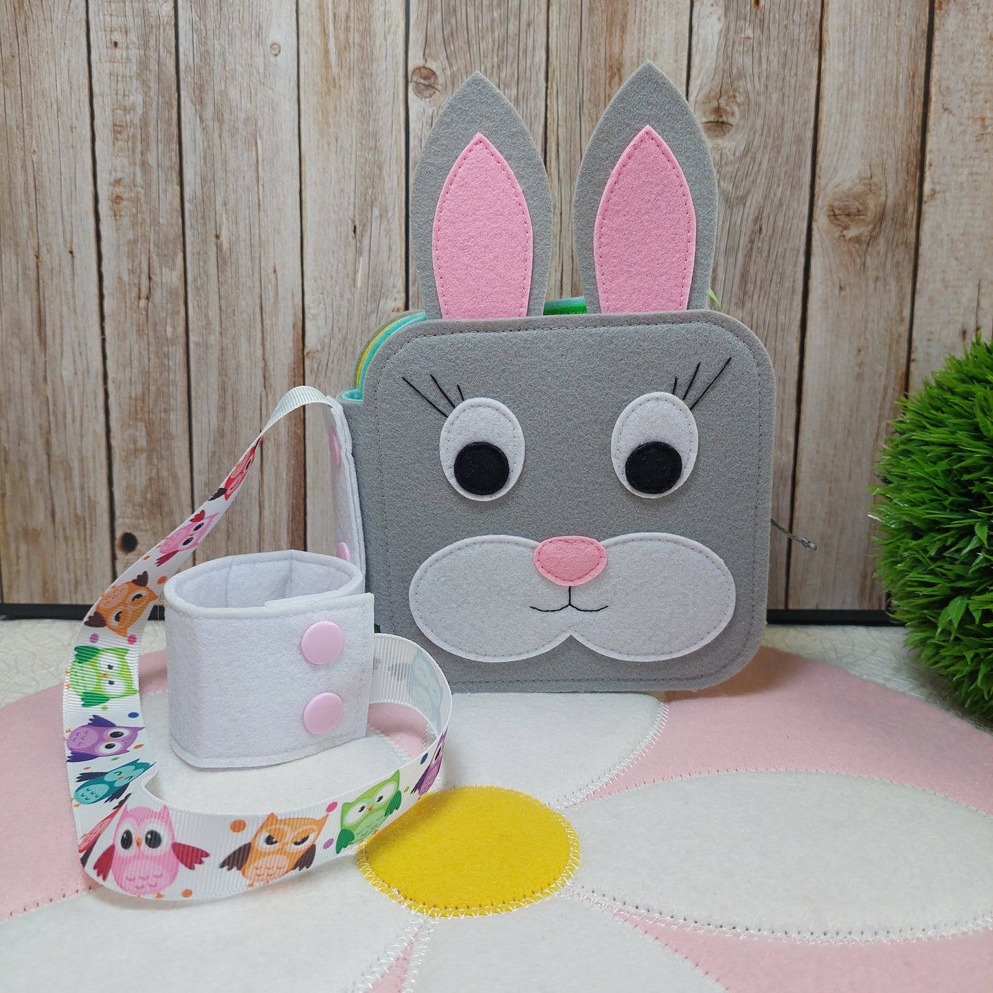 Filcové putko na MINI BOOK - 2 typy uchytenia - Strih PDF s fotonávodom